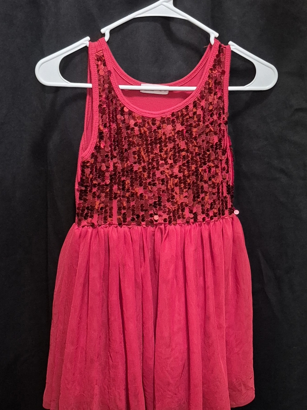 Knitworks Red Sequin Tank Dress